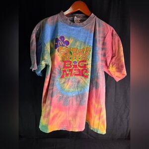 Vintage McDonald's "Get Back With Big Mac" Tie Dye T-shirt XL